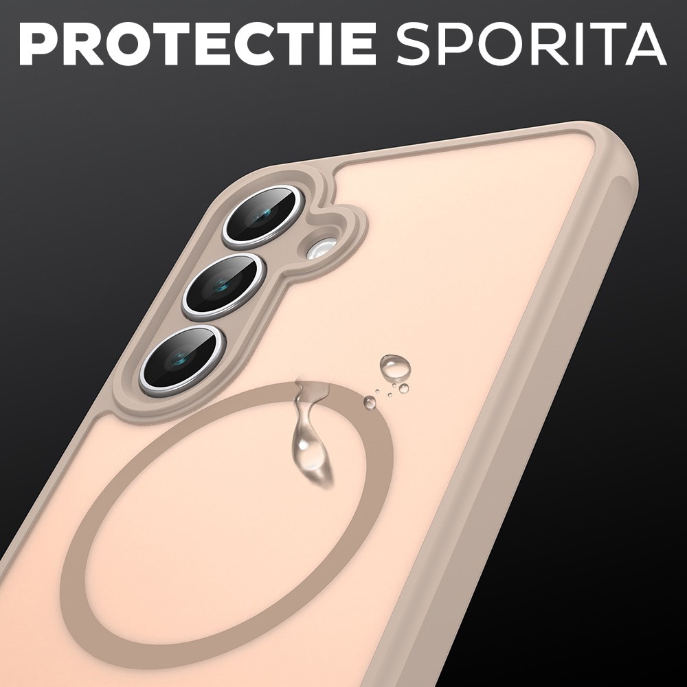 Husa pentru Samsung Galaxy S25 FE Daden® HaloFrost II, MagSafe, Antisoc, Incarcare wireless, Calitate Premium, Auriu