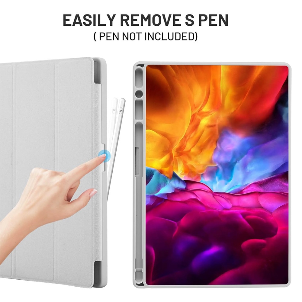 Husa Tableta FlexPro pentru Samsung Galaxy Tab S10 FE, Protectie Completa, Functie Stand, Suport Creion, Gri