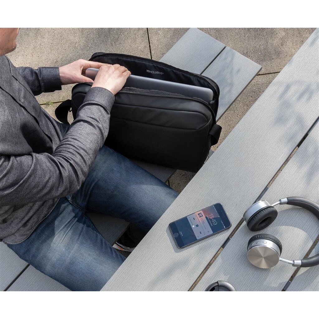 Geanta Laptop Madrid RFID, 15,6 inch, PVC Free