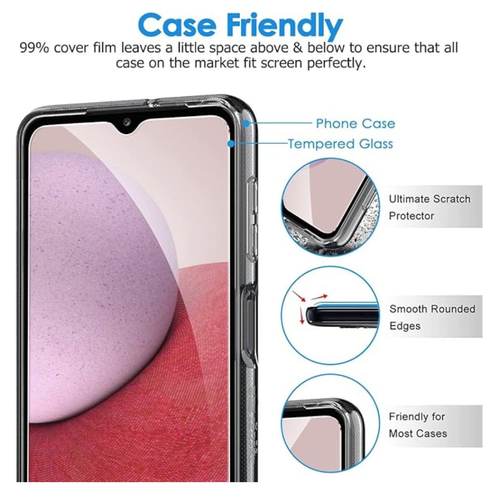 Folie din sticla 5D securizata, Compatibila cu Samsung Galaxy A17, Full Glue, Premium, Neagra