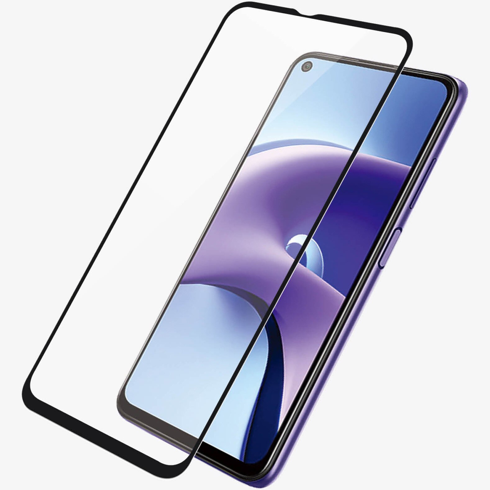 Folie de protectie PanzerGlass din sticla pentru Xiaomi Redmi Note 9T, Transparenta / Rama Neagra