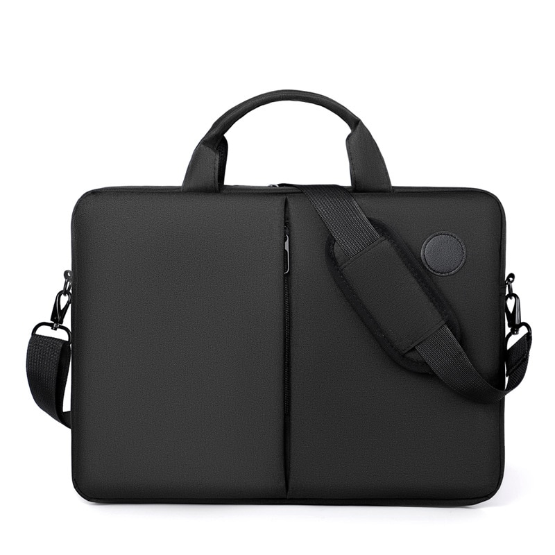 Geanta laptop, 15.6 inch, capacitate mare, impermeabila, neagra