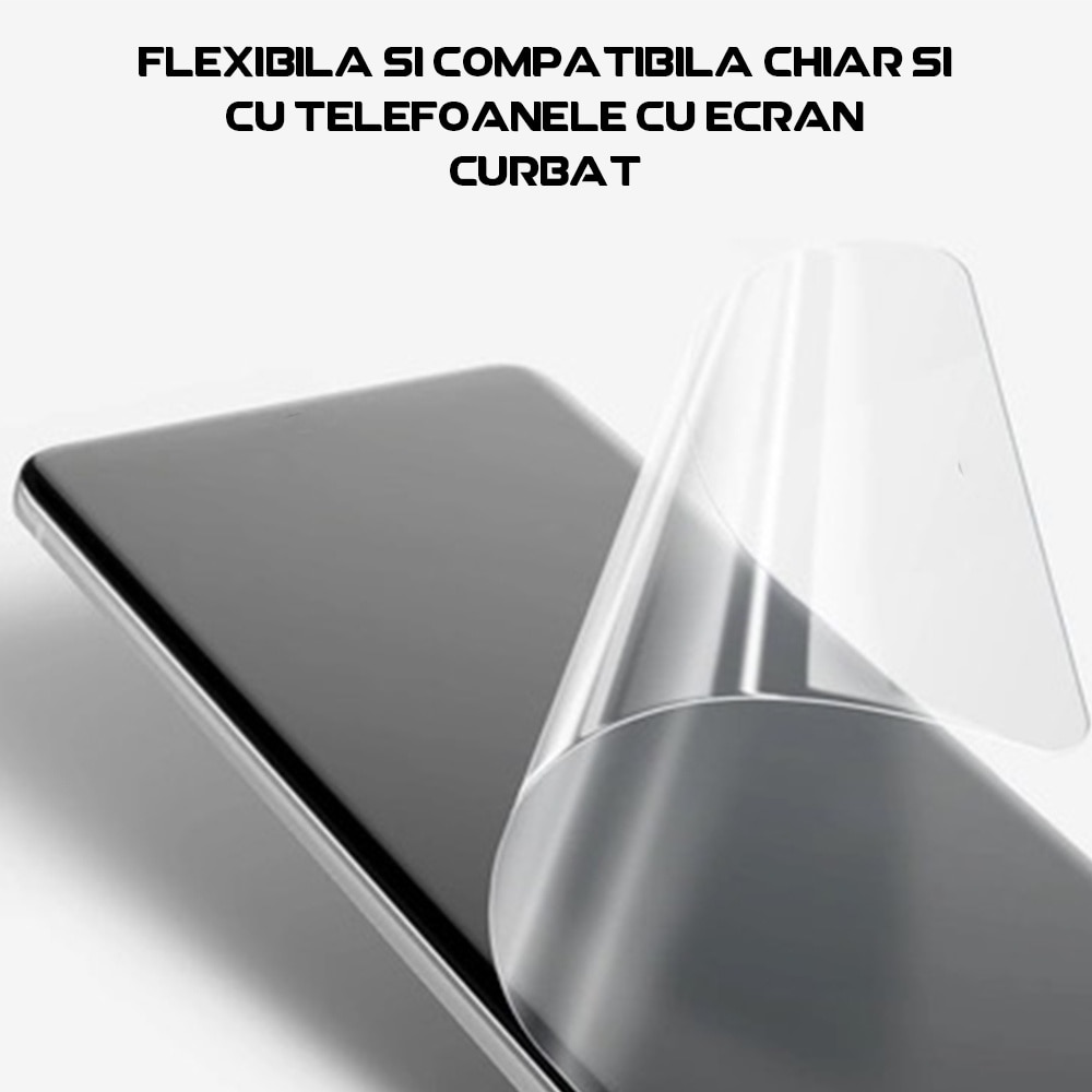 Folie Comando Shield compatibila cu Asus ROG Phone 9 Pro, Hidrogel in 3 straturi, Anti-Ingalbenire, Anti-UV, Regenerabila, Anti-Soc, Instalare usoara, CaseFit