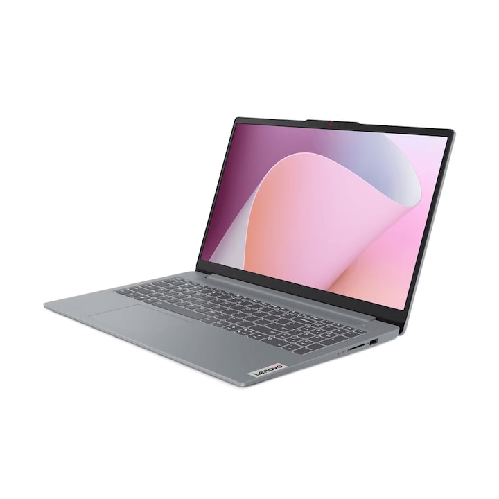 Laptop Lenovo IdeaPad Slim 3 15AMN8, 82XQ00TKBM, 15.6", AMD Ryzen 5 7520U (4-core), AMD Radeon 610M, 16GB 5500MHz LPDDR5, Gri