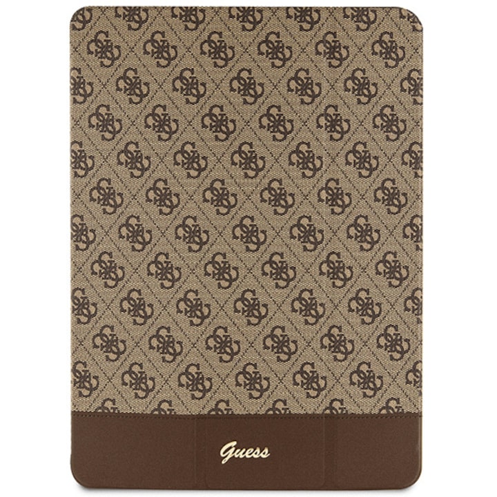 Husa, Guess, pentru iPad Pro 12,9" maro, 4G Stripe Allover