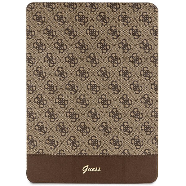 Husa, Guess, pentru iPad Pro 12,9" maro, 4G Stripe Allover