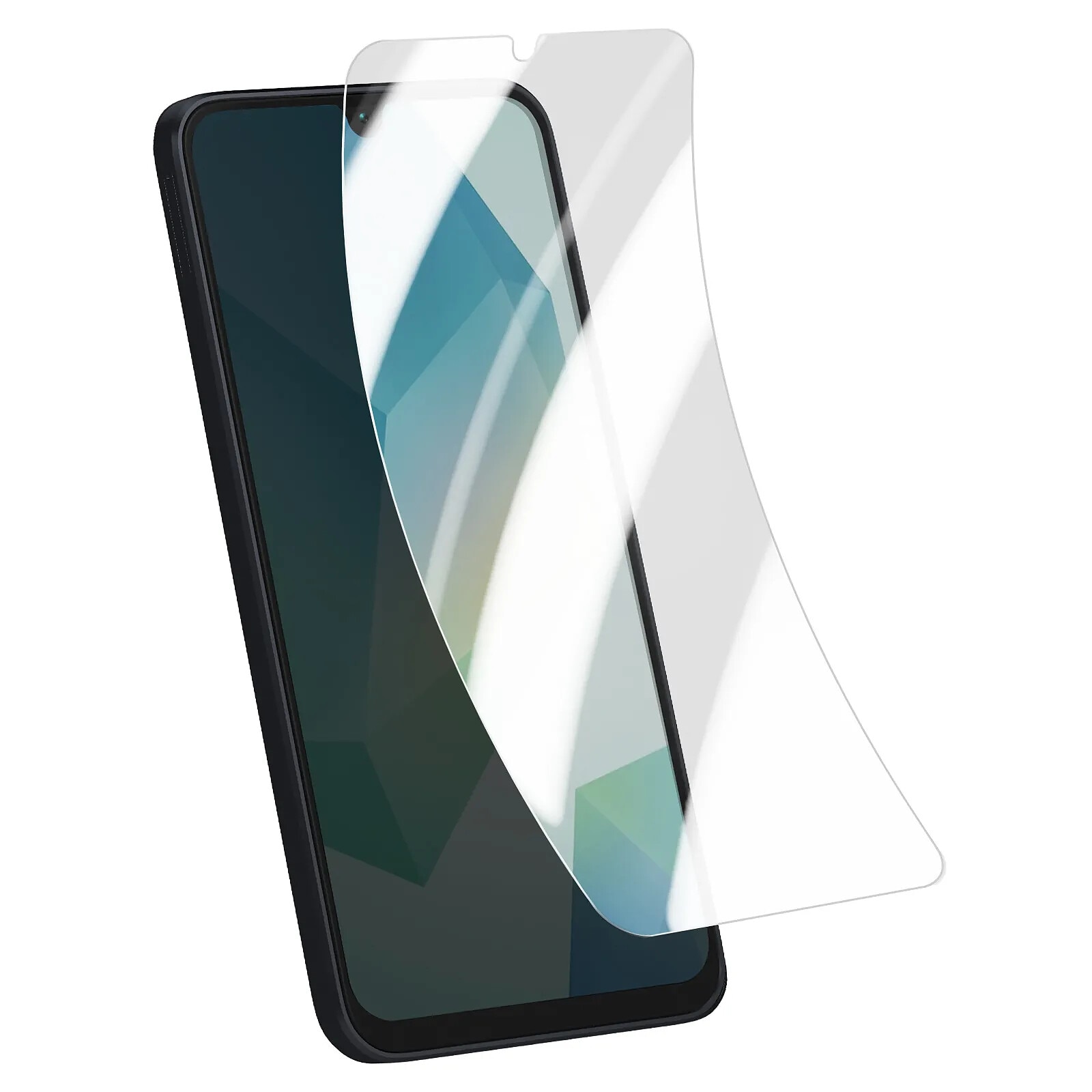 Folie de protectie ecran compatibila cu Samsung Galaxy A16 din silicon, TPU, Perfect fit, acopera tot ecranul, transparenta, ISAG