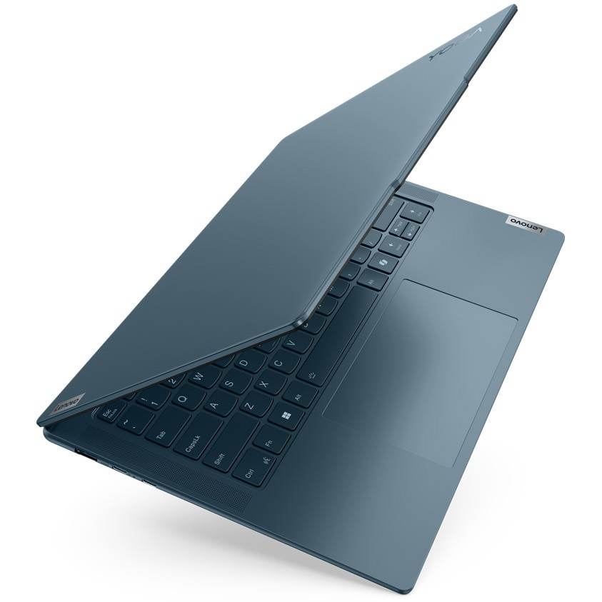 Laptop Lenovo Yoga Pro 7 14AHP9 cu procesor AMD Ryzen™ 7 8845HS pana la 5.1GHz, 14.5", 3K, IPS, 120Hz, 16GB LPDDR5x, 1TB SSD, AMD Radeon™ 780M Graphics, No OS, Tidal Teal, 3y on-site, Premium Care