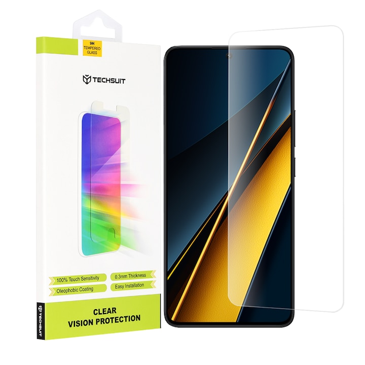 Folie protectie telefon, Smartphosis, Pentru Xiaomi Poco X6 Pro, Transparent