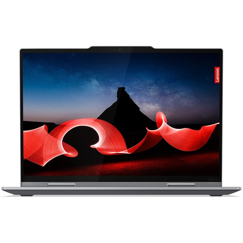 Laptop Lenovo ThinkPad X1 2-in-1 Gen 9 cu procesor Intel® Core Ultra 7 155U pana la 4.8GHz, 14" WUXGA, IPS, Touch, 16GB LPDDR5x RAM, 512GB SSD, Intel® Graphics, Windows® 11 Pro, Grey, 3y on-site Premium Care