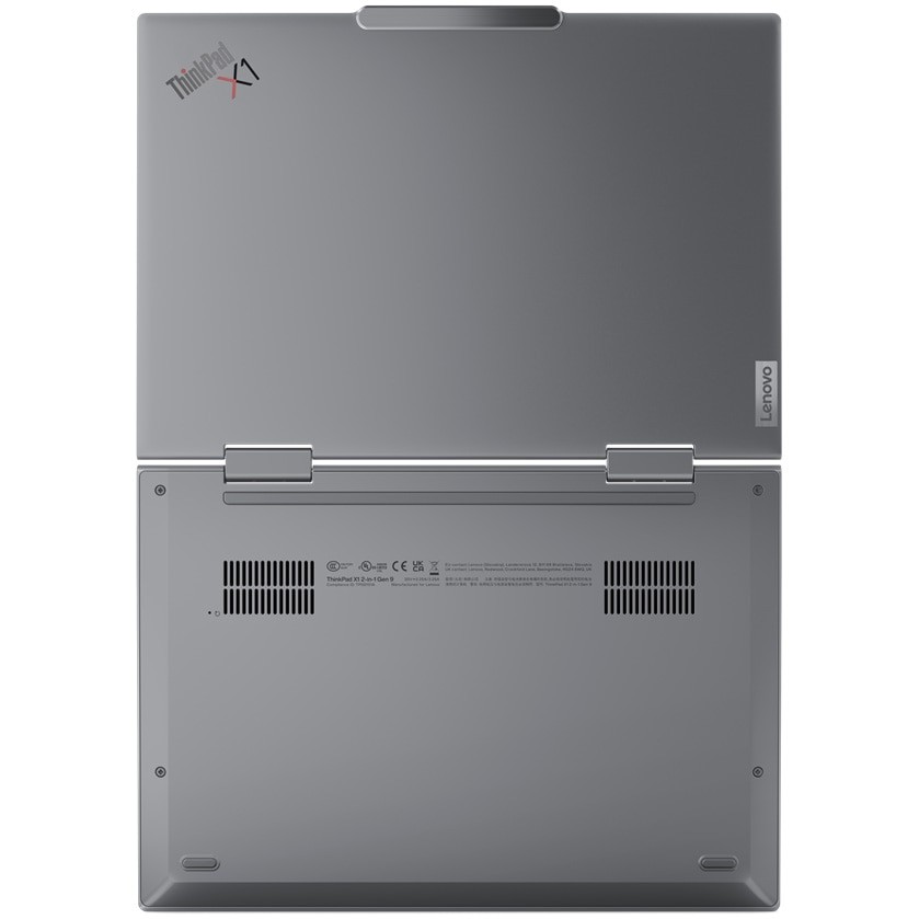 Laptop Lenovo ThinkPad X1 2-in-1 Gen 9 cu procesor Intel® Core Ultra 7 155U pana la 4.8GHz, 14" WUXGA, IPS, Touch, 16GB LPDDR5x RAM, 512GB SSD, Intel® Graphics, Windows® 11 Pro, Grey, 3y on-site Premium Care