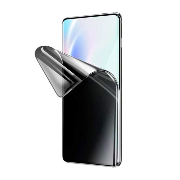 Folie Protectie din Silicon Privacy full screen pentru Oppo Reno 12 5G