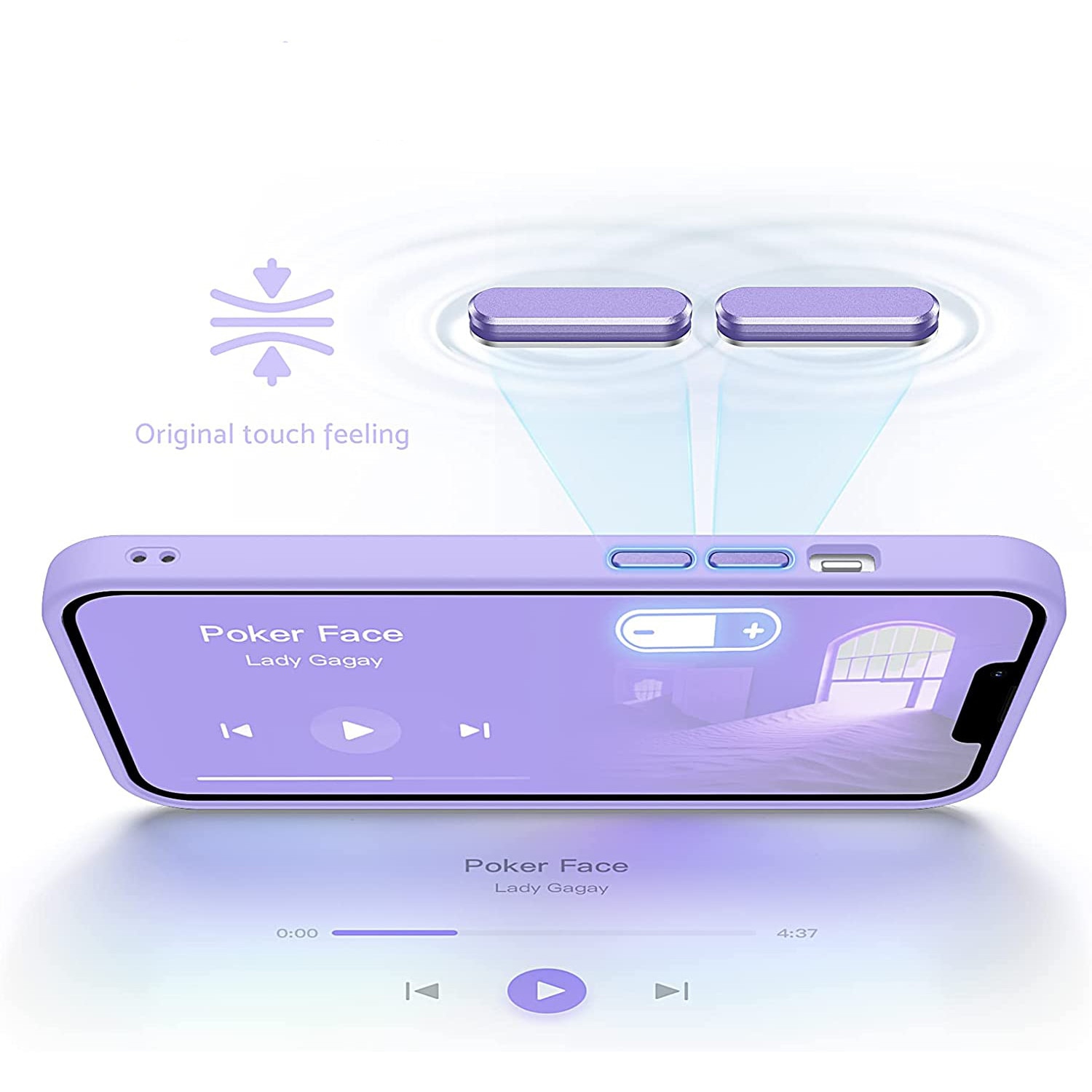 Husa pentru IPhone 13 PRO, MobileSmart MagSafe, Hybrid ultra slim, carcasa spate Antisoc, hardcase, Purple