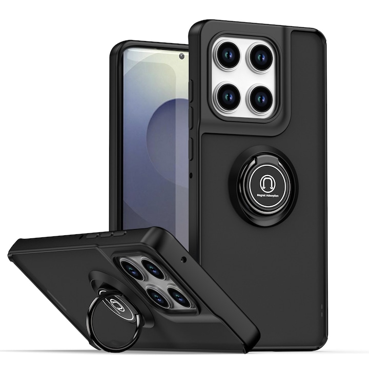 Husa telefon, compatibil cu Motorola Edge 60 Pro 5G, TPU, Negru