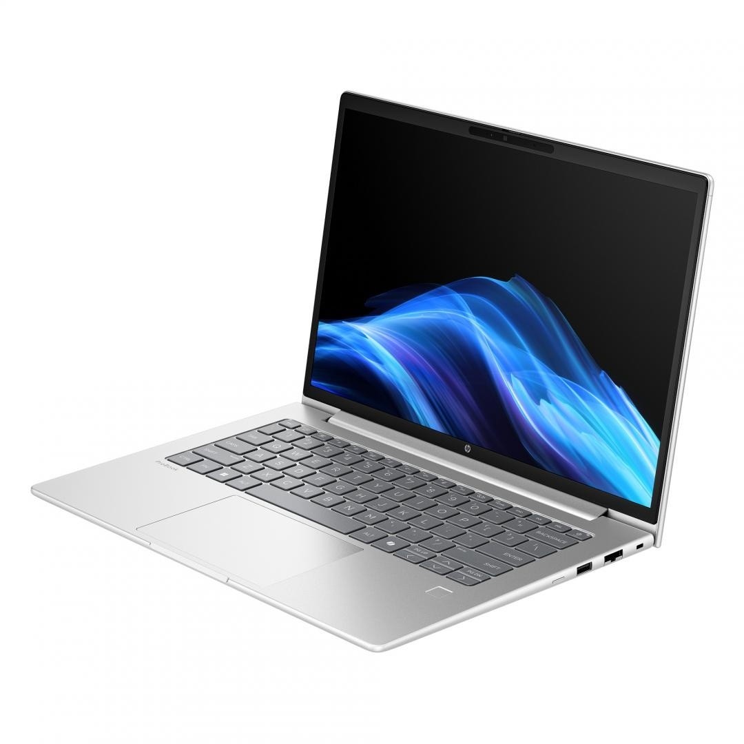 Laptop HP ProBook 4 G1i cu procesor Intel Core U5-225U 12-Core (1.7GHz, up to 4.8GHz, 12MB)- 12 NPU TOPS, 14.0 inch WUXGA, 16GB DDR5, SSD 512GB PCIe NVMe, Intel Graphics, Windows 11 Pro 64bit, AI PC(