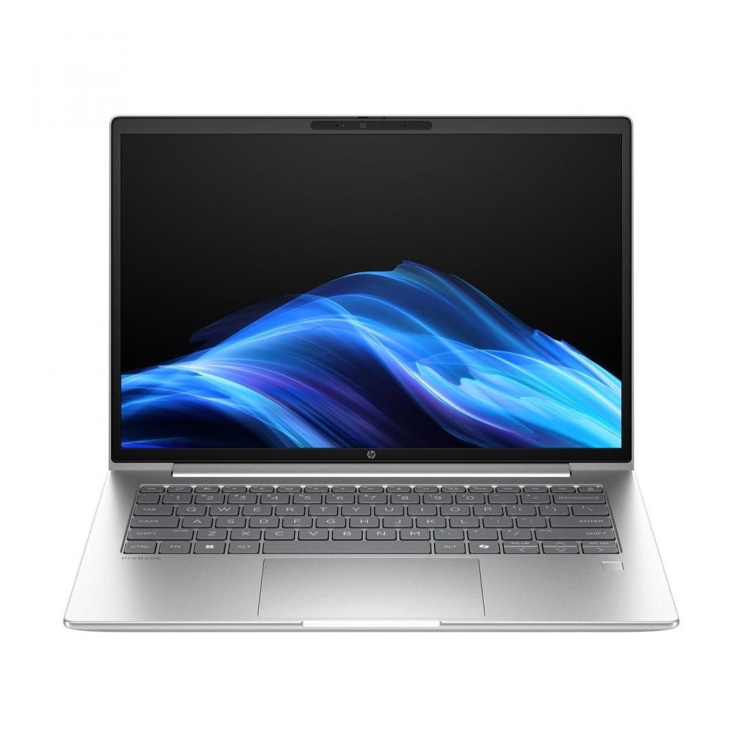 Laptop HP ProBook 4 G1i cu procesor Intel Core U5-225U 12-Core (1.7GHz, up to 4.8GHz, 12MB)- 12 NPU TOPS, 14.0 inch WUXGA, 16GB DDR5, SSD 512GB PCIe NVMe, Intel Graphics, Windows 11 Pro 64bit, AI PC(