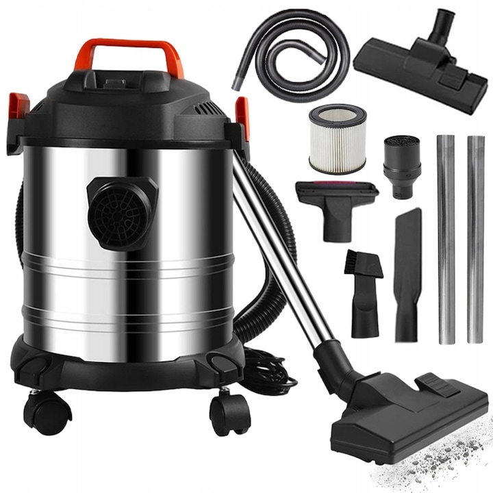 Aspirator multifunctional BEDEE 2000W 18kPa 20L, cu functie de suflare, 6m cablu