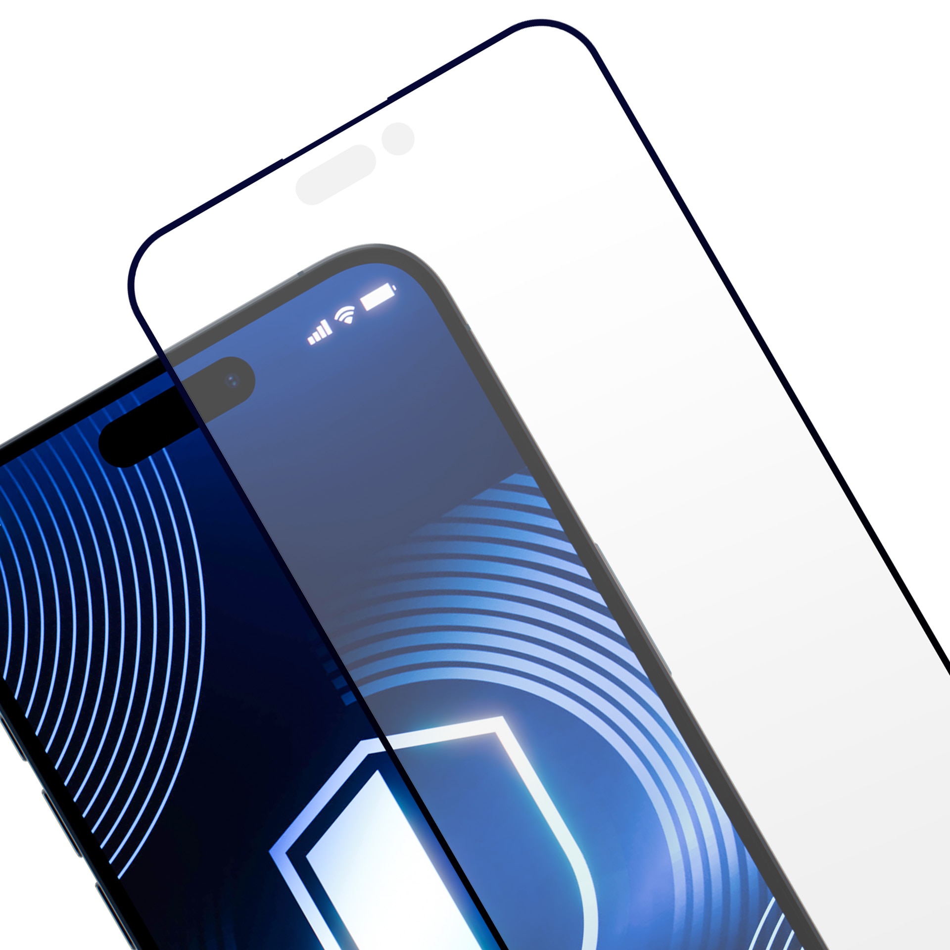 Folie protectie 3MK HardGlass Matt Max, mat, 9H, pentru iPhone 15 Pro