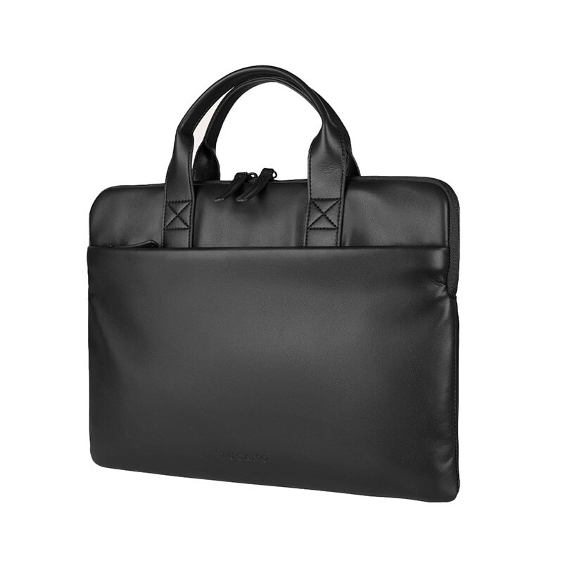 Geanta subtire laptop, Tucano Isotta, MacBook Air, 15" / MacBook Pro 14" / Geanta notebook 14", Negru