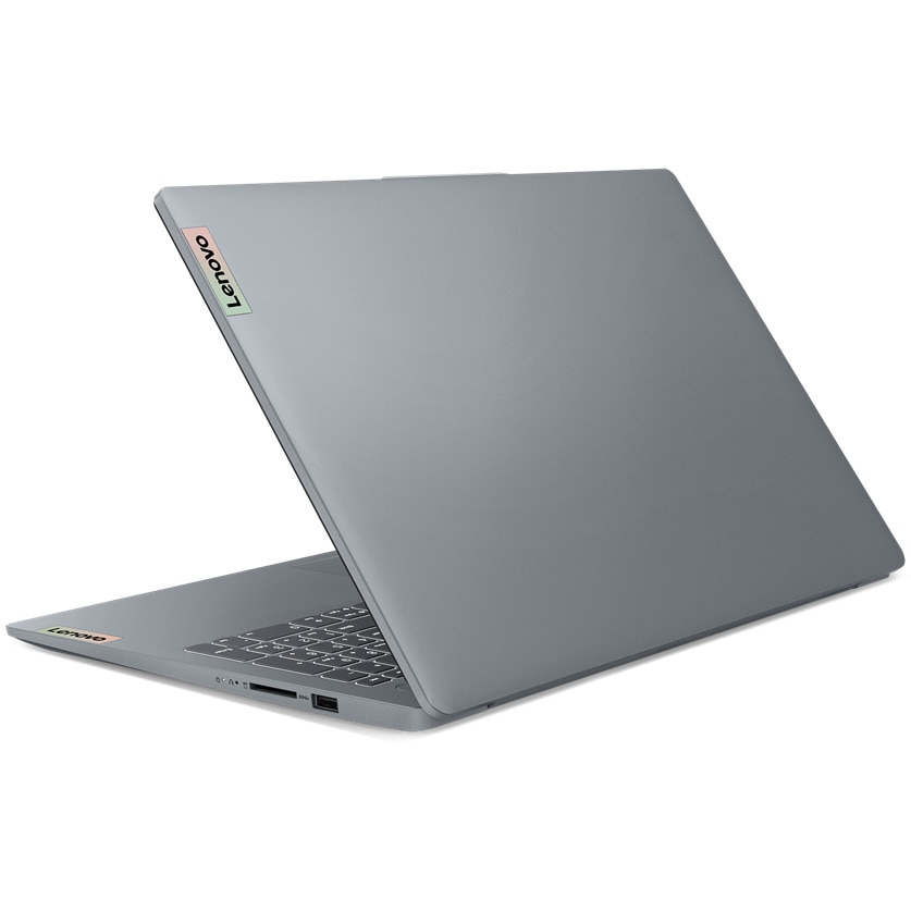 Laptop Lenovo IdeaPad Slim 3 15ABR8 cu procesor AMD Ryzen™ 7 7730U pana la 4.5 GHz, 15.6", Full HD, 16GB, 512GB SSD, AMD Radeon™ Graphics, No OS, Arctic Grey
