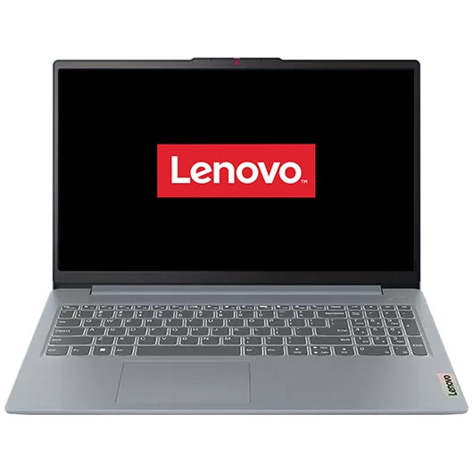 Laptop Lenovo IdeaPad Slim 3 15ABR8 cu procesor AMD Ryzen™ 7 7730U pana la 4.5 GHz, 15.6", Full HD, 16GB, 512GB SSD, AMD Radeon™ Graphics, No OS, Arctic Grey