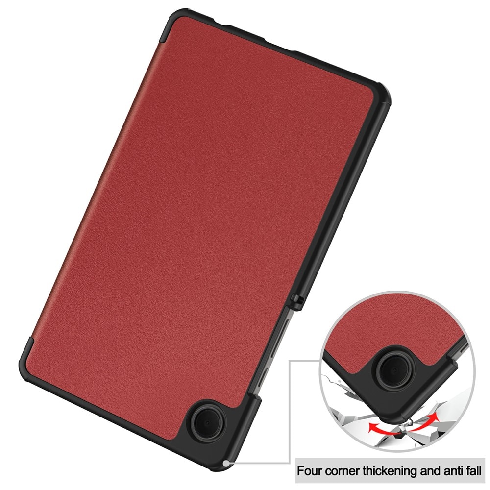 Husa tableta StandPro pentru OnePlus Pad, Protectie 360°, Carcasa Rigida, Piele ECO, Anti-soc si Anti-zgarieturi, Rosu