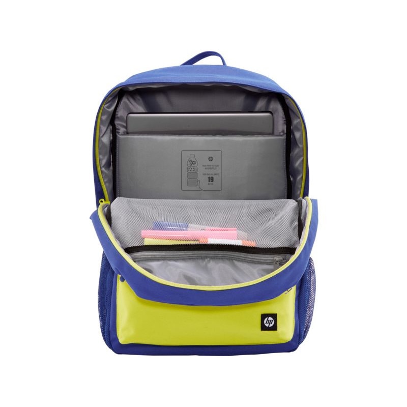 Rucsac laptop HP, 15.6 inch, Albastru/Galben