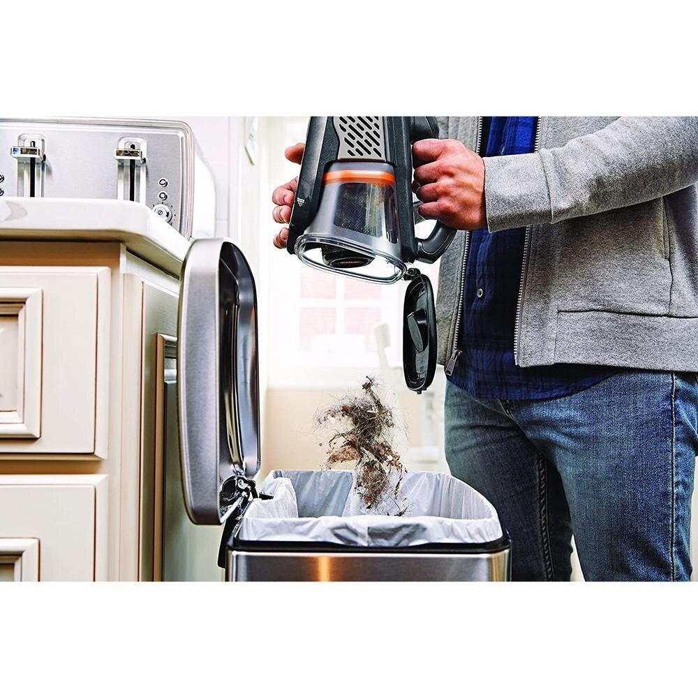 Aspirator portabil, Black&Decker, 0.7l, 18V, Gri