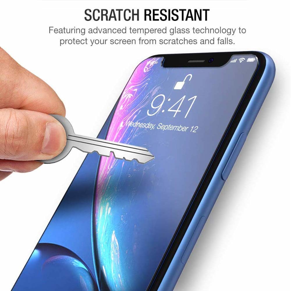 Folie de sticla, case friendly GloMax, pentru Apple iPhone XS MAX, Transparent