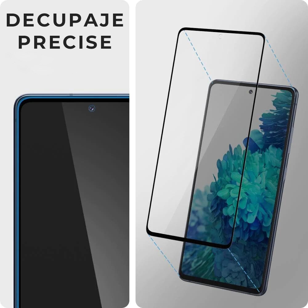 Folie Sticla pentru Samsung Galaxy S24 Plus, Sticla temperata 9H, 3D, Full Cover, 0.26 mm, Margini Negre