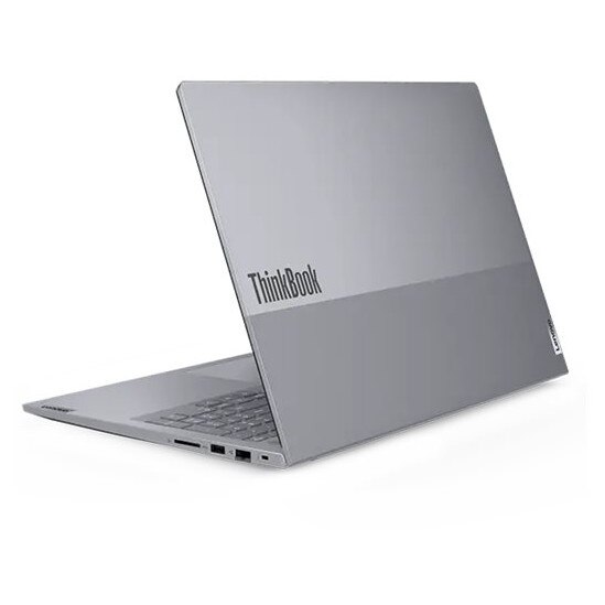 Laptop ThinkBook 16 G8, 16" WUXGA, Intel® Core™ 5 210H pana la 4.8 GHz, 16 GB RAM DDR5, 512 GB SSD, Intel Graphics, Free Dos, Grey 512 GB
