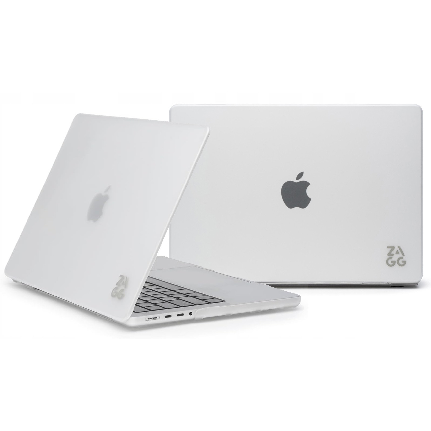 Husa de protectie Zagg pentru MacBook Pro 16", rezistenta la zgarieturi, argintie