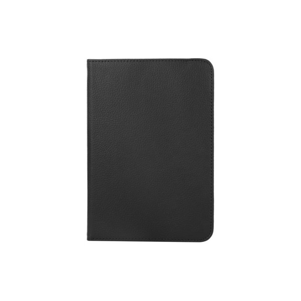 Tablettok iPad mini 7 2024 kompatibilis - husă de tabletă din piele artificială neagră, pliabilă