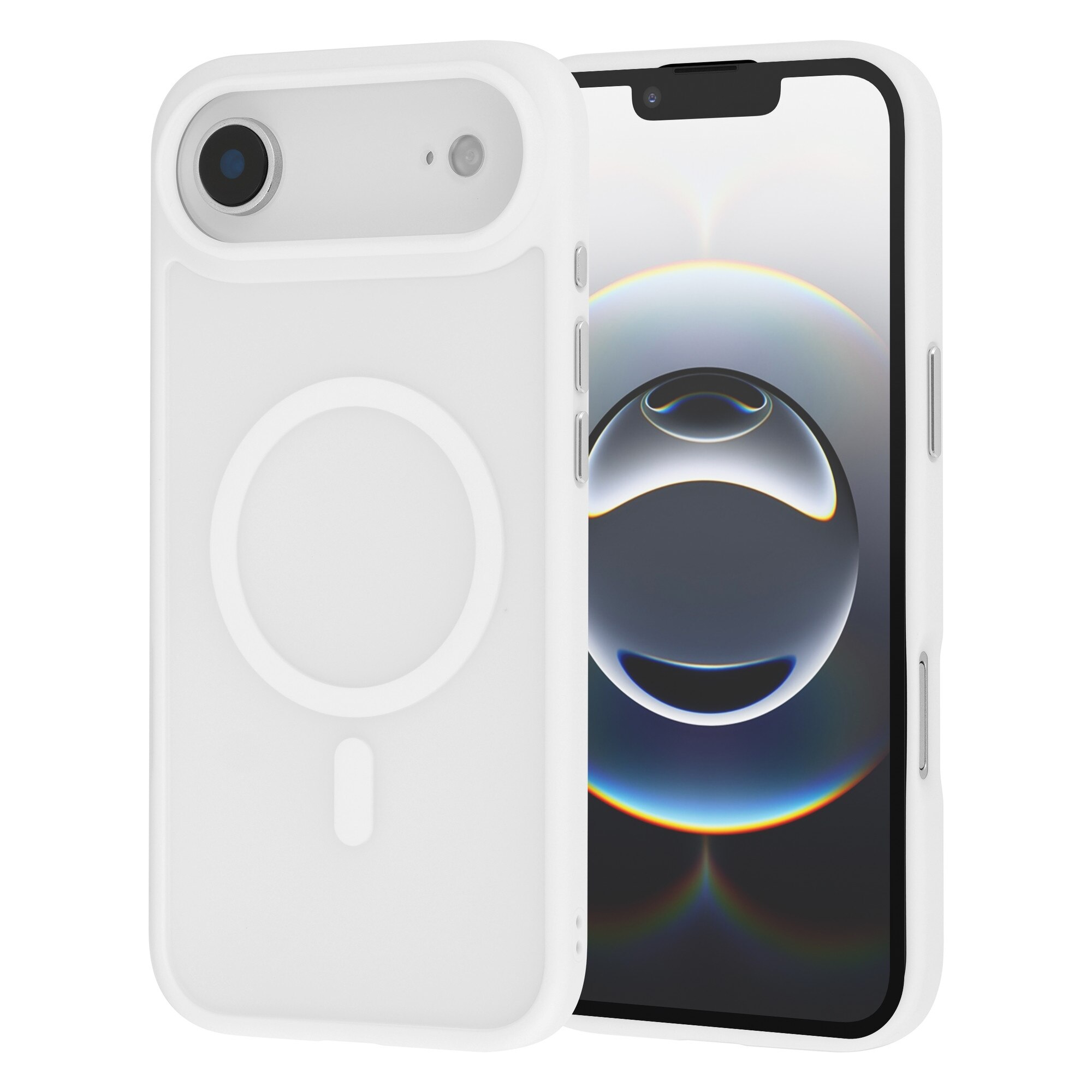 Carcasa Protectie Spate Cellara Colectia Shade Magsafe Compatibil Cu iPhone 17 Air - Alb