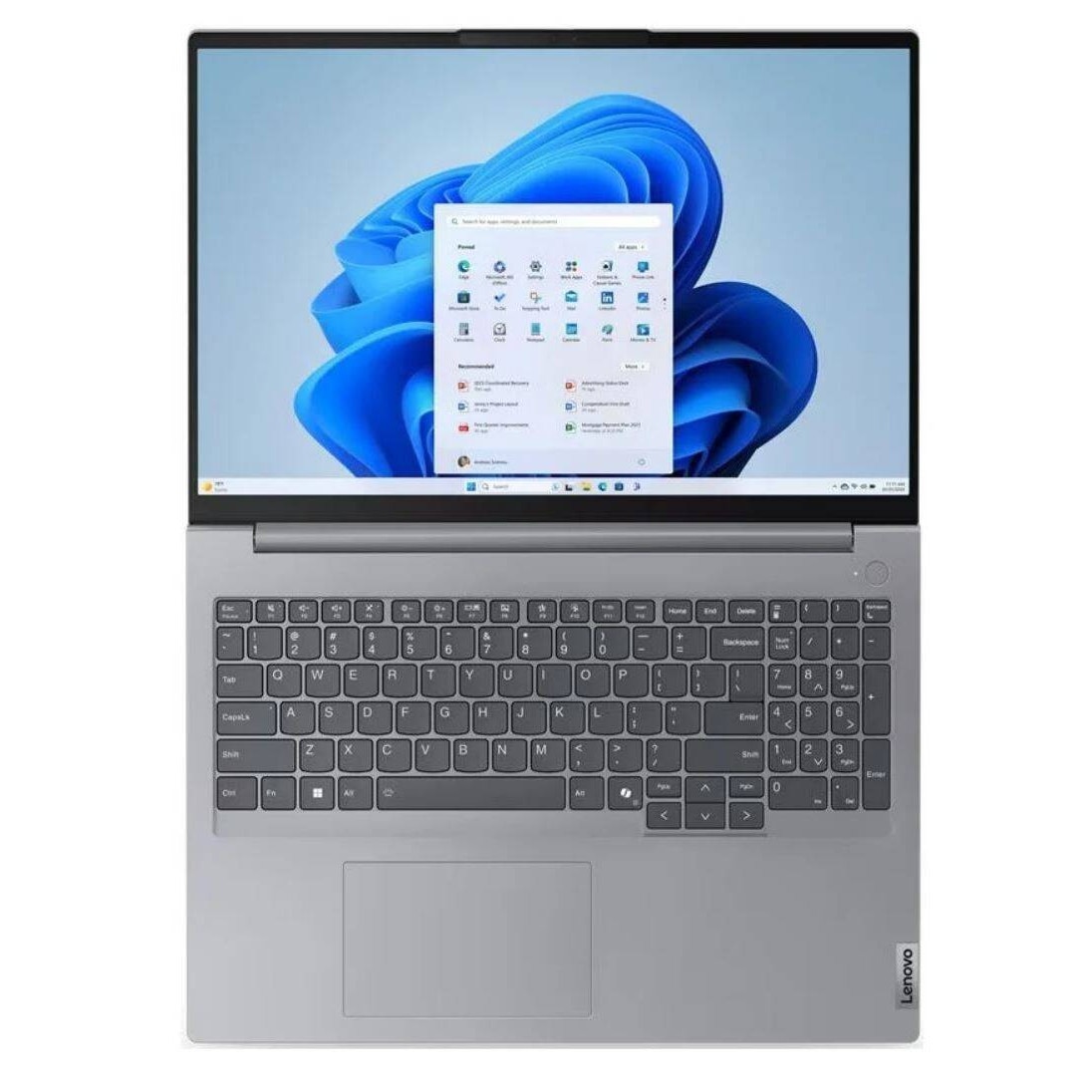 Laptop Lenovo ThinkBook 16 G7 - Ryzen 5 7535HS 16inch WUXGA 16GB 512GB Windows 11 Home Gri