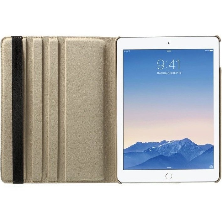 Husa pentru iPad Air 2, XGSM, Piele ecologica, 10.95", Bej