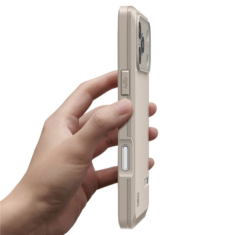 Husa Spigen Classic LS cu MagSafe compatibila cu iPhone 17 Pro, Stone