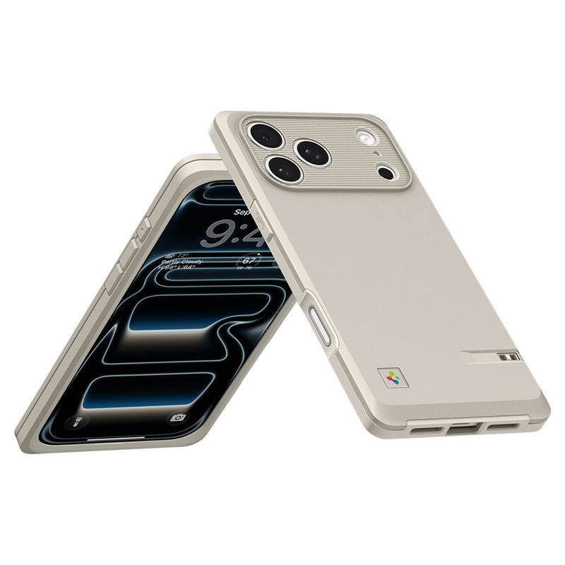 Husa Spigen Classic LS cu MagSafe compatibila cu iPhone 17 Pro, Stone