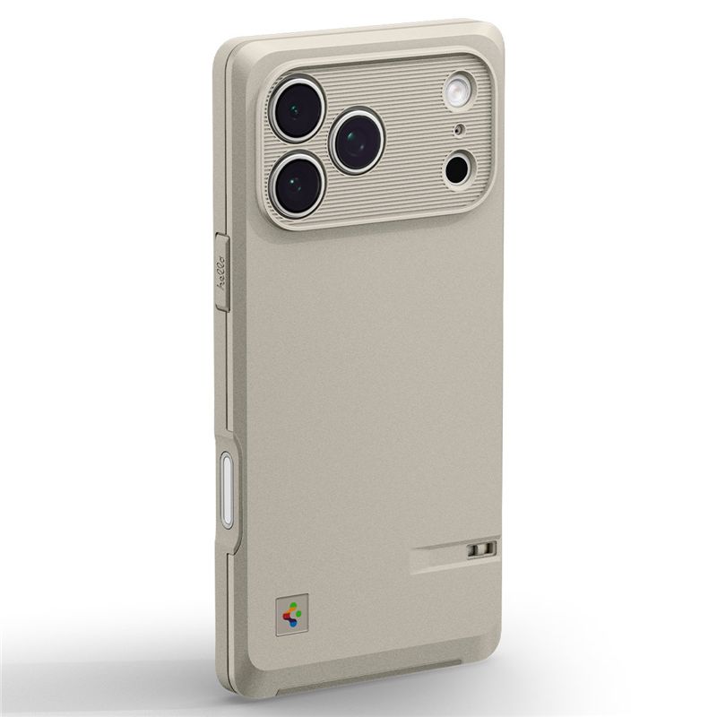 Husa Spigen Classic LS cu MagSafe compatibila cu iPhone 17 Pro, Stone