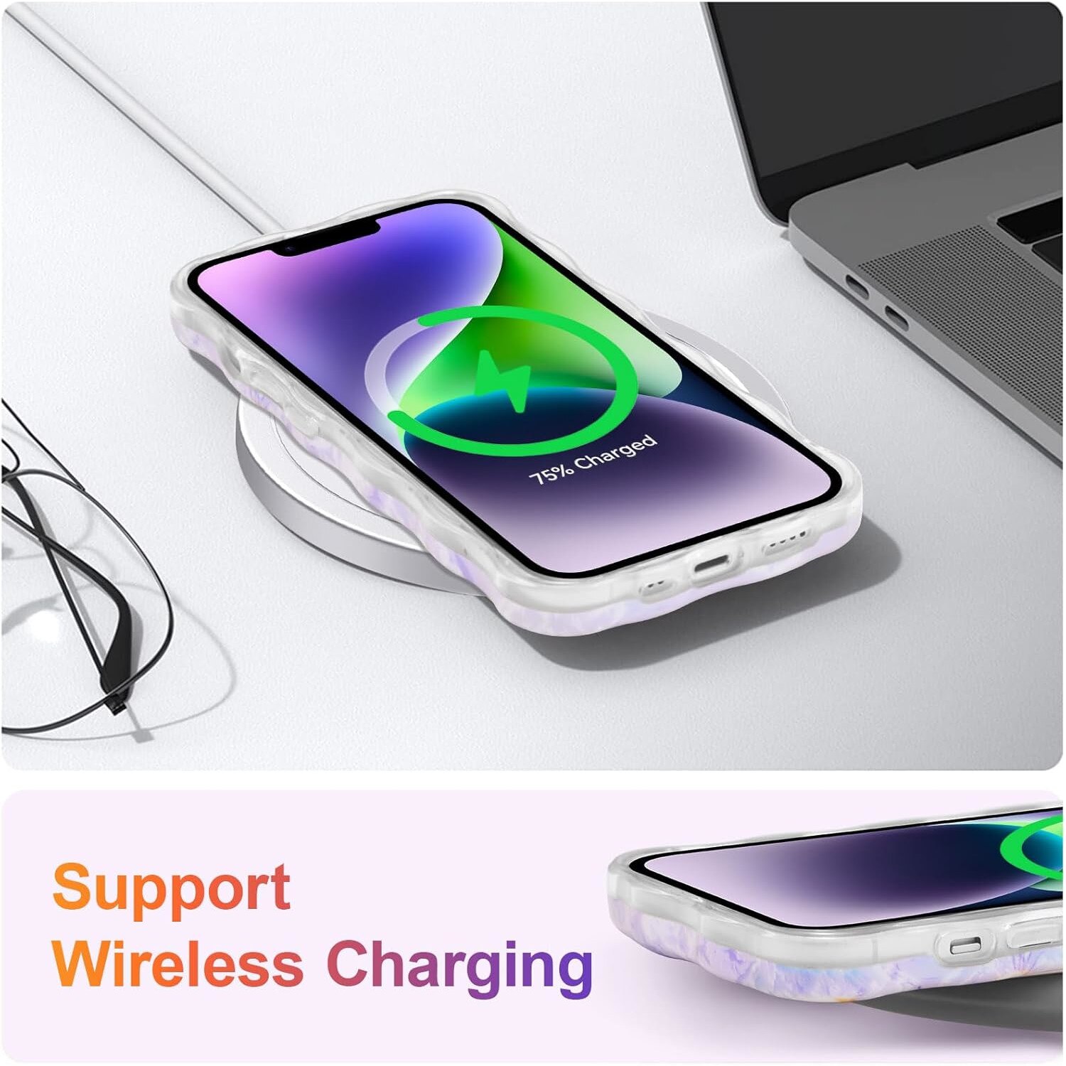 Husa telefon, pentru iPhone 15, Design Floral