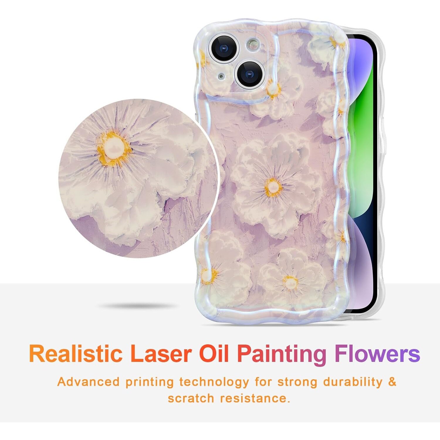 Husa telefon, pentru iPhone 15, Design Floral