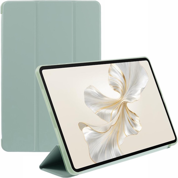 Husa tableta XGSM pentru Honor Pad 9, verde, cu functie de suport, usoara, din materiale de calitate