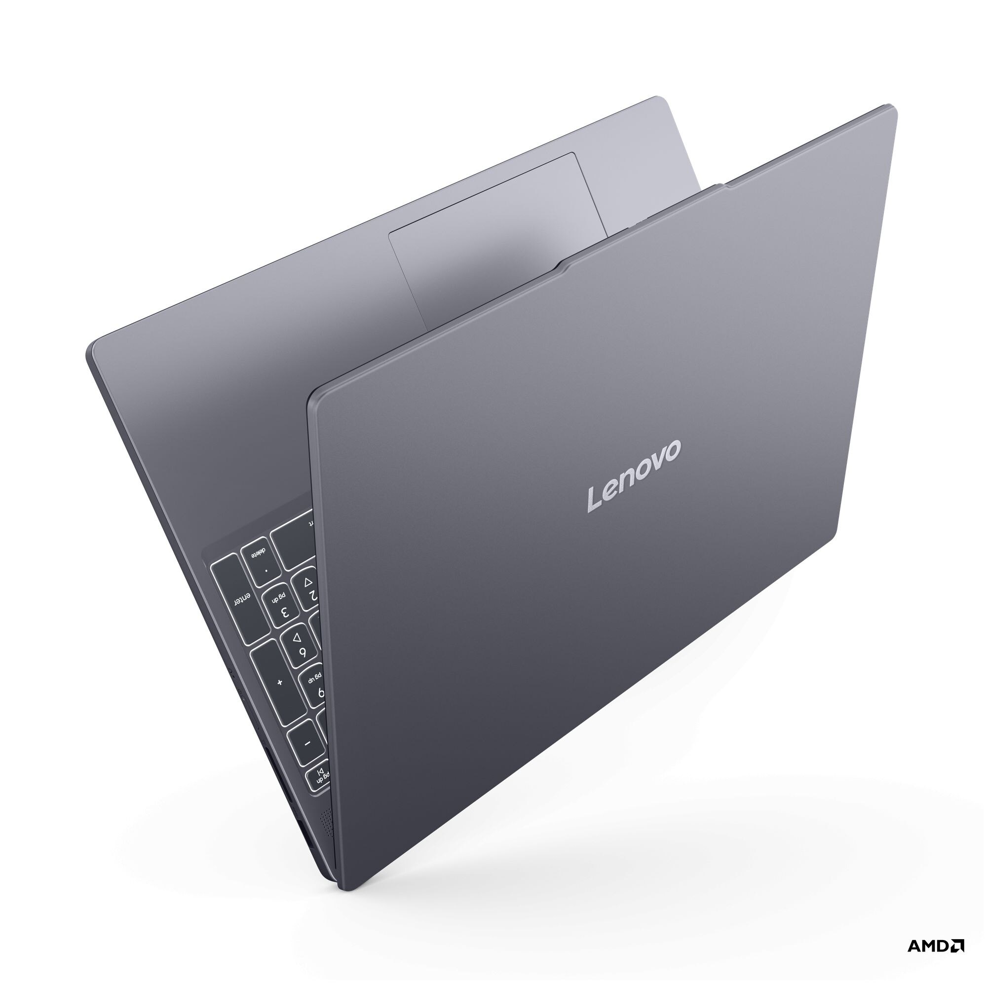 Laptop Lenovo IdeaPad Slim 3 15AHP10 83KA003URM, 15.3 inch 1920 x 1200, AMD Ryzen 7 8840HS 8 C / 16 T, 3.3 GHz - 5.1 GHz, 8 MB 16 MB cache, 28 W, 16 GB DDR5, 512 GB SSD, AMD Radeon 780M Graphics, Windows 11 Pro, Gri
