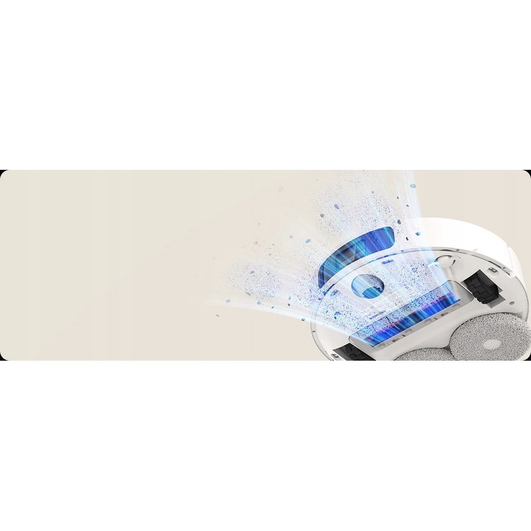 Robot de curățare, Xiaomi, X20 Plus, 6000Pa, alb, cu mop și autodotare, 35x9.7cm