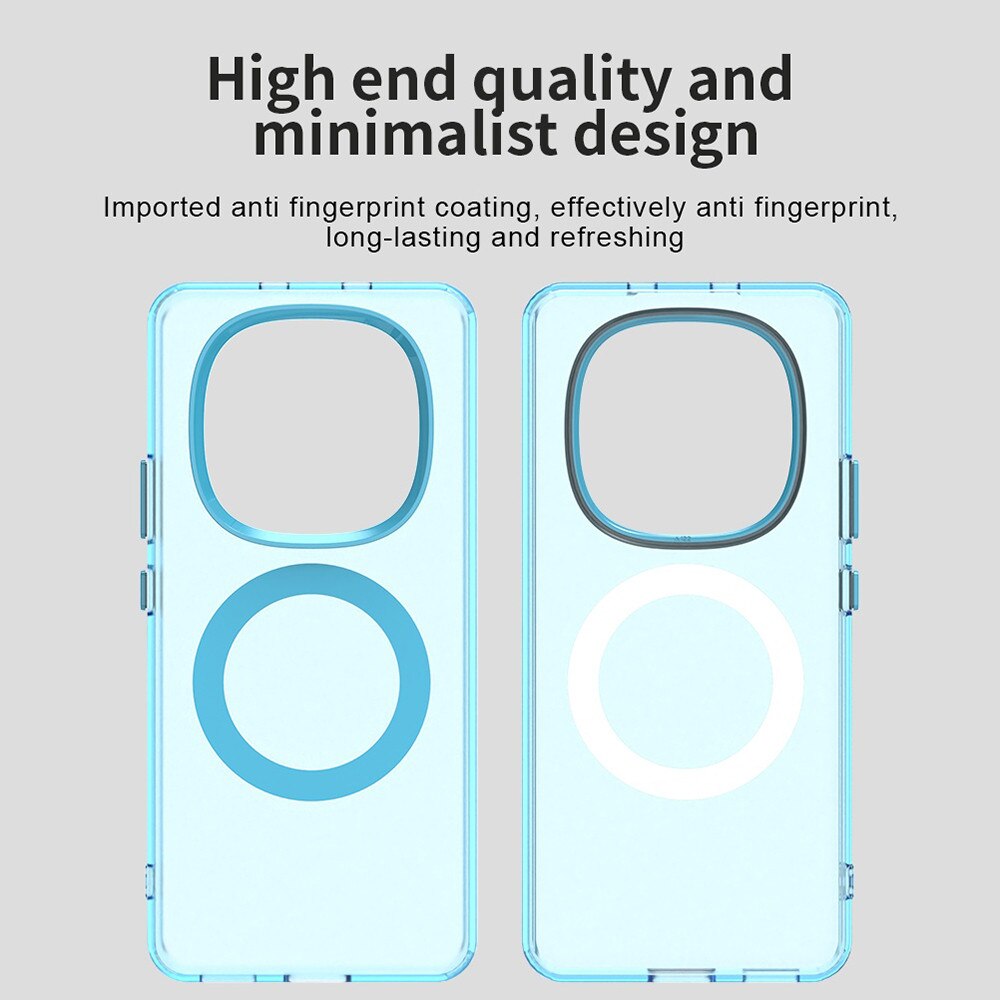 Husa premium pentru Xiaomi Redmi Note 15 4G, 5G VivaShell Fusion compatibila MagSafe, Anti-Shock - Protectie Avansata Display & Camera - Design Slim si Elegant - albastru