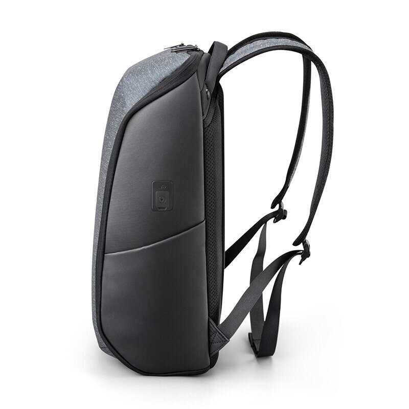 Rucsac laptop 15.6", structura 3D pliabila, cu port incarcare USB, Kingsons, 48x28x16 cm, Albastru