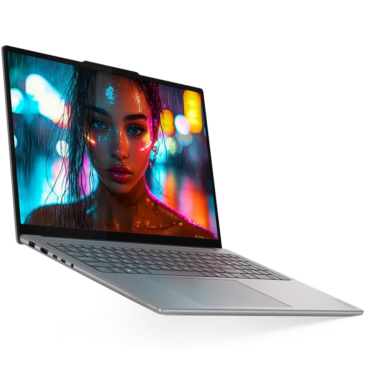Laptop Lenovo Yoga Pro 9 16IAH10 cu procesor Intel® Core™ Ultra 9 285H pana la 5.4GHz, 16" 3.2K, OLED, 120Hz, 64GB LPDDR5x RAM, 2TB SSD, NVIDIA® GeForce RTX™ 5070 8GB GDDR7, Windows® 11 Home, Luna Grey, 3y on-site Premium Care