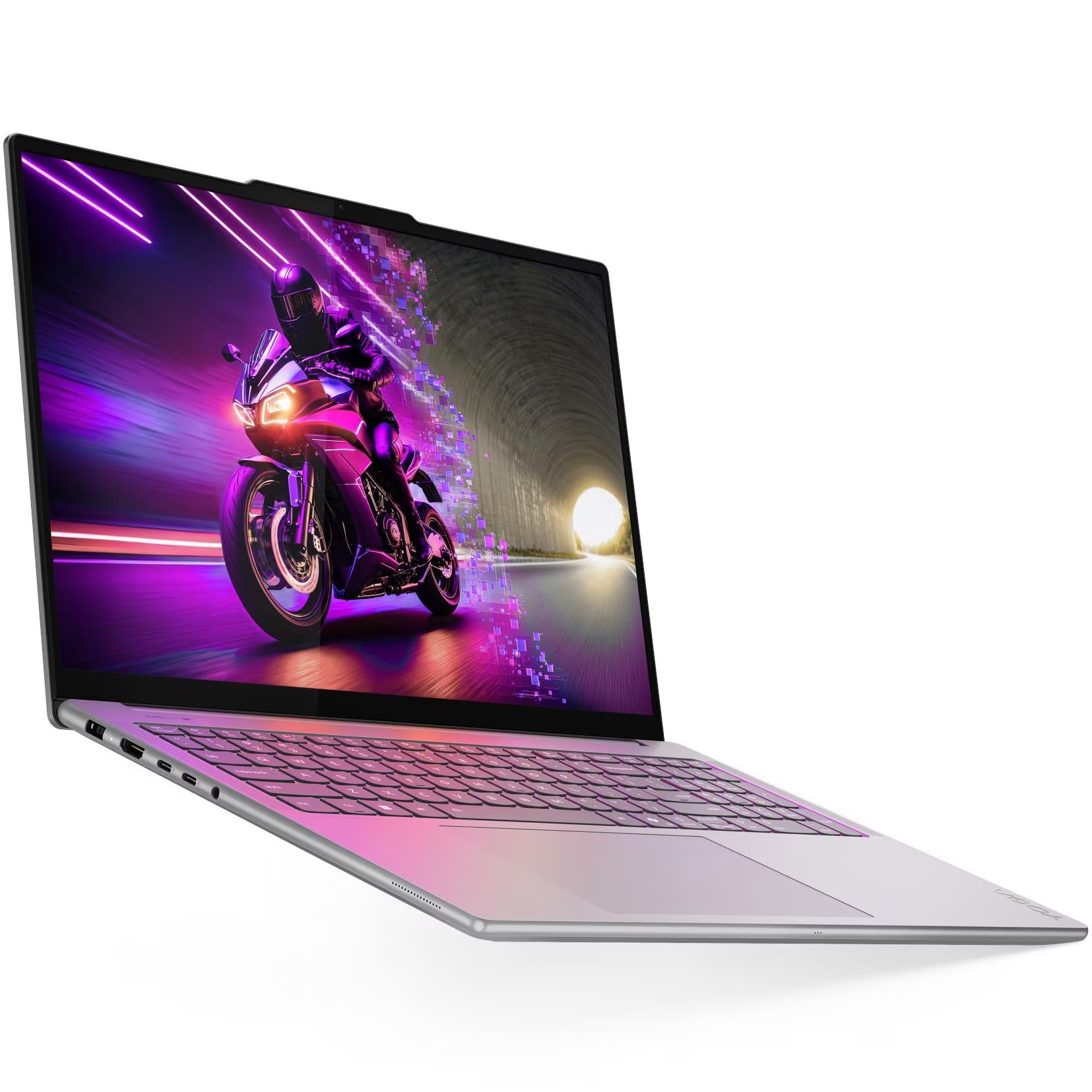 Laptop Lenovo Yoga Pro 9 16IAH10 cu procesor Intel® Core™ Ultra 9 285H pana la 5.4GHz, 16" 3.2K, OLED, 120Hz, 64GB LPDDR5x RAM, 2TB SSD, NVIDIA® GeForce RTX™ 5070 8GB GDDR7, Windows® 11 Home, Luna Grey, 3y on-site Premium Care