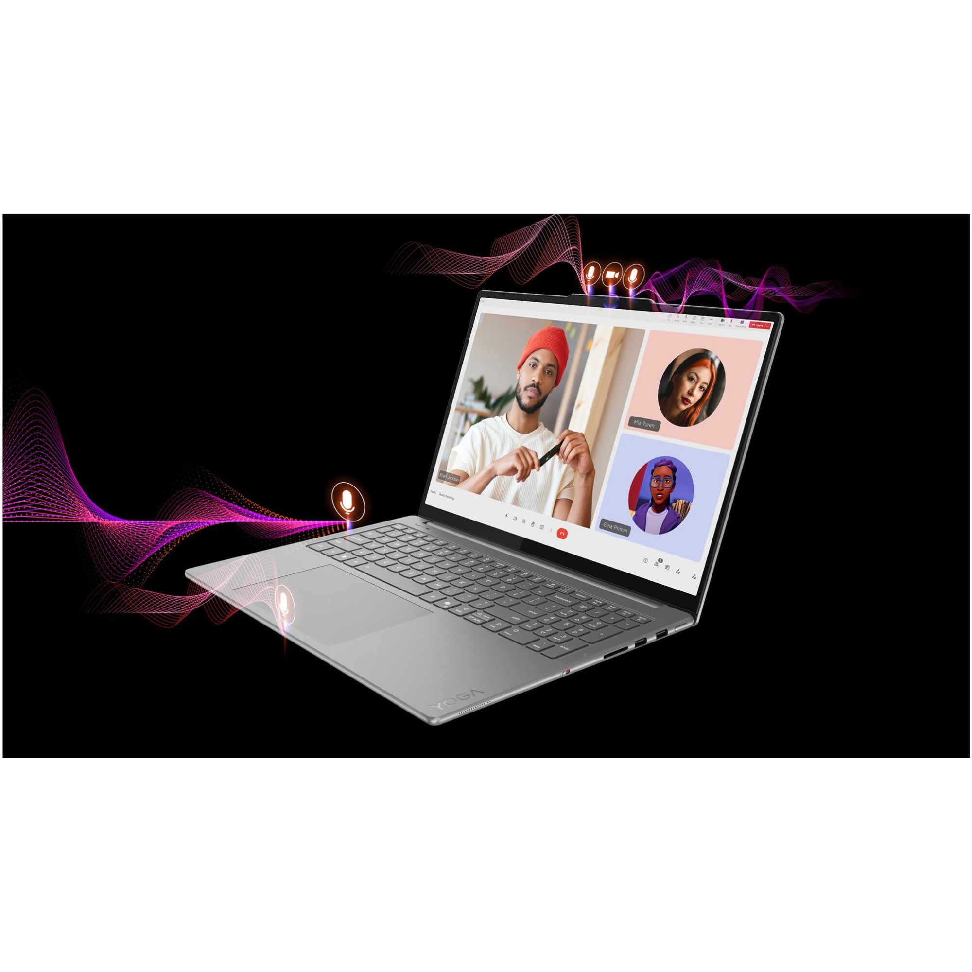 Laptop Lenovo Yoga Pro 9 16IAH10 cu procesor Intel® Core™ Ultra 9 285H pana la 5.4GHz, 16" 3.2K, OLED, 120Hz, 64GB LPDDR5x RAM, 2TB SSD, NVIDIA® GeForce RTX™ 5070 8GB GDDR7, Windows® 11 Home, Luna Grey, 3y on-site Premium Care