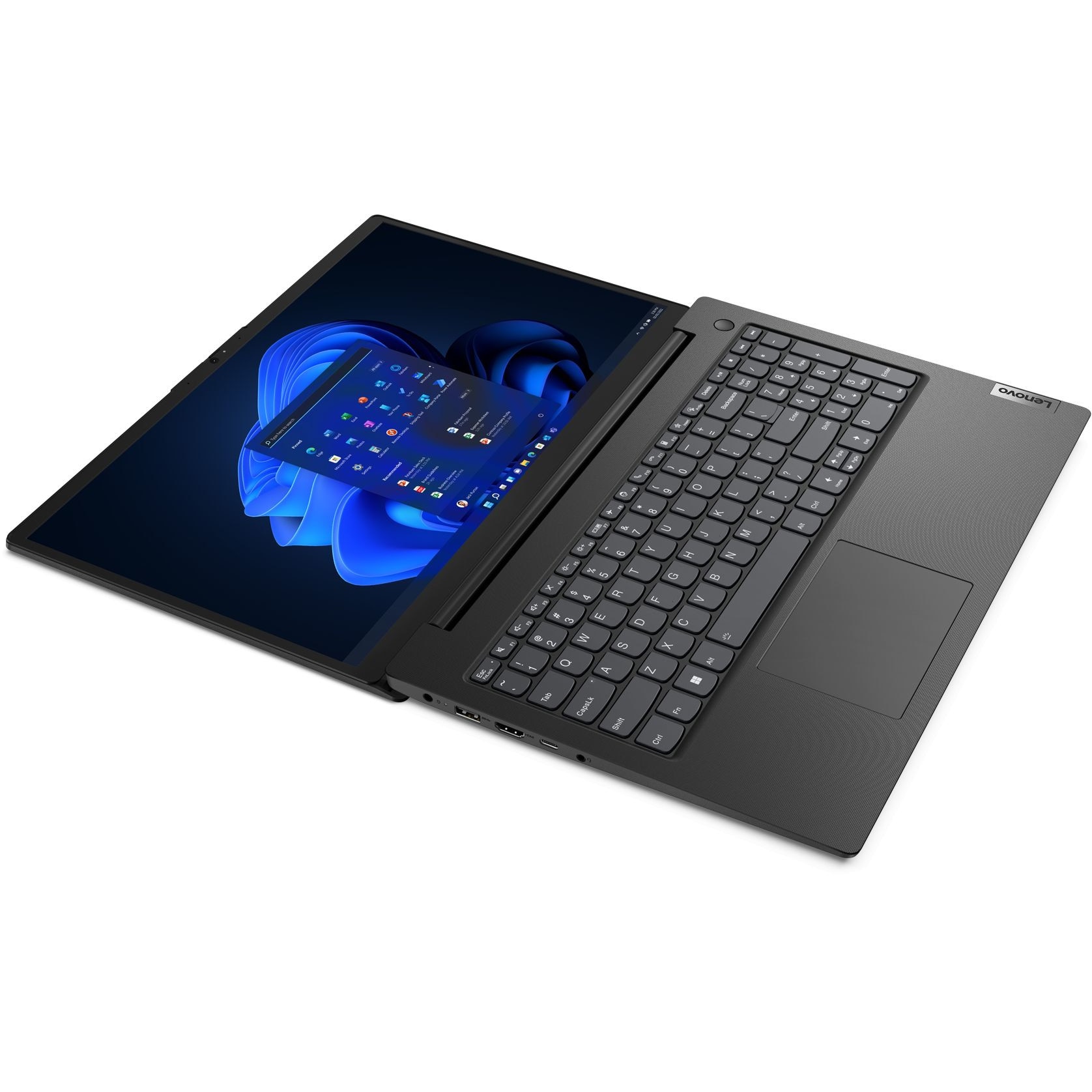 Laptop Lenovo V15 G3 IAP, 15.6" FHD, Intel Core i5-1235U 10-core, 24 GB DDR4, 1 TB SSD m2 PCIe, Intel Iris Xe Graphics, 1.7 kg Black